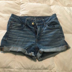 American Eagle High Waisted Jean Shorts